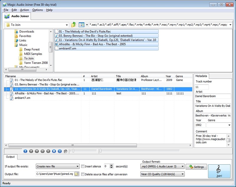 Magic Audio Joiner Screenshot